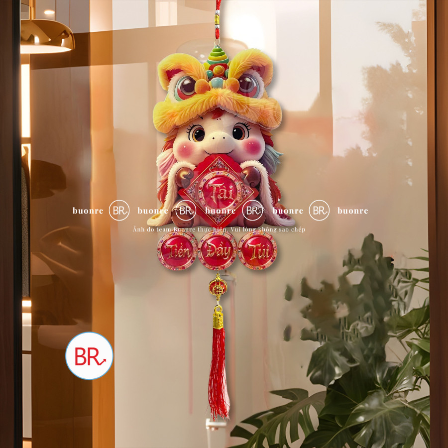 Liễn Treo Trang Trí Tết Ngựa Chibi 6D Cute Chất Liệu Nhựa Mika Decor Trang Trí Tết Bính Ngọ 2026,Nhà Cửa,Quán Ăn ANGI