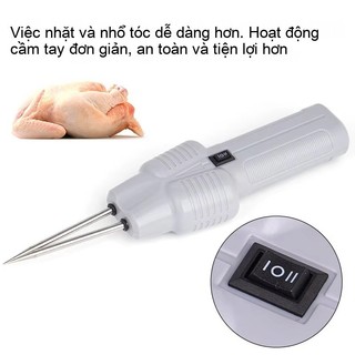 【Máy nhổ lông gia cầm cầm tay】Chạy pin không dây, làm sạch lông nhanh, thân chống nước, kèm củ sạc!
