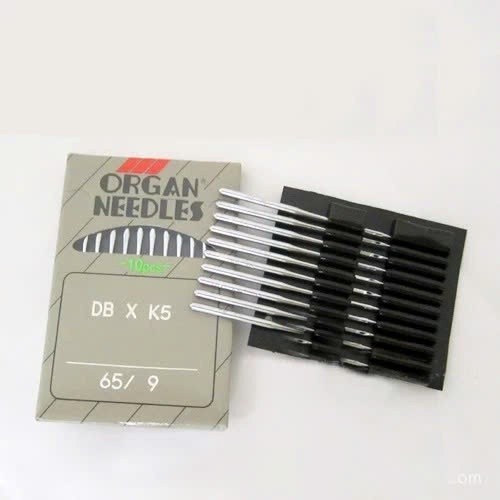 Kim Thêu Vi Tính Organ DBxK5 Nhật Bản, Vỉ 10 Kim Cao Cấp Cho Máy Thêu Công Nghiệp