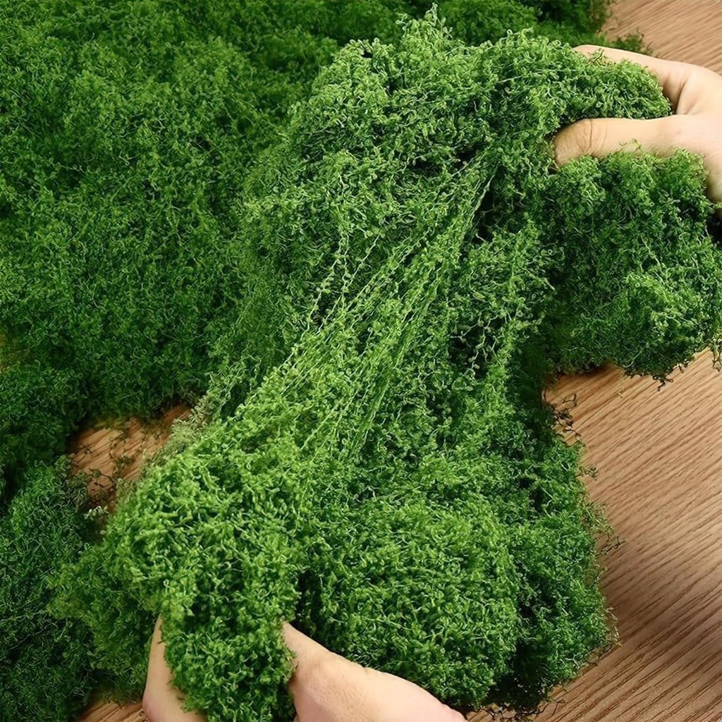 Rêu giả nhung ni mềm mịn, trang trí gốc cây-Không cần tưới nước,bền đẹp lâu dài Thảm rêu,cỏ trang trí tiểu cảnh - FE123