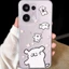 Ốp Điện Thoại Chó Dễ Thương Cho Huawei Pura 90 80 70 ART Pro Plus Ultra Mate 80 Pro Max 70 Pro Plus 60 40 RS 20 Youth Lite Y5 Nova 15 Pro Ultra 5G Vỏ Hoạt Hình Trong Suốt Bìa Mềm