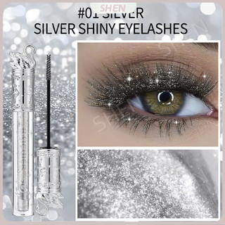 Bán Chạy Kim Cương Vỡ Với Nhấp Nháy Mascara Chống Thấm Nước Uốn Dài Dày Không Dễ Dàng lem Mịn Nhấp Nháy Sequins Mascara