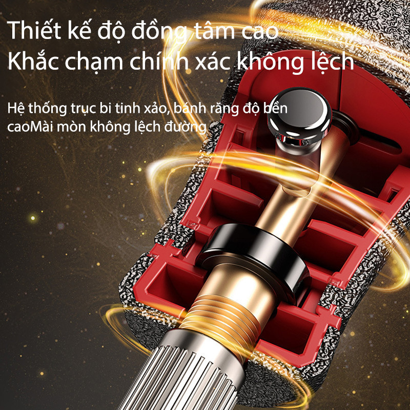 Máy mài khuôn, mài đánh bóng mini Bộ 25 chi tiết, Dùng Cho Cắt, khắc, phay, mài, vẽ, cắt tỉa, đánh bóng