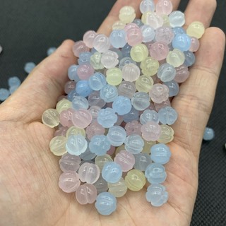 ((10 cái) Hạt jade morgan tự nhiên 8 mm nhiều màu, phụ kiện handmade)