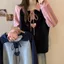 Áo hoodie Polo nữ dáng rộng dài tay phiên bản Hàn Quốc, phù hợp mùa thu đông