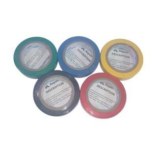 Cuộn Băng Keo Cách Điện Kapusi PVC 16mm – Đen, Đỏ, Xanh, Vàng, Xanh lá – kích cỡ 0,16mmx16mmx8,3m Kapusi Vietnam