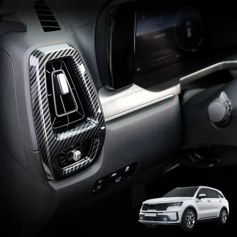Dành Cho Xe KIA Sorento MQ4 2021-2023 Bảng Điều Khiển Bên Lỗ Thông Hơi Bao Viền Nội Thất Mouldings Tay Trái
