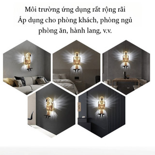 Đèn Đại Bàng 3D Điều Khiển Từ Xa - LED Cảm Ứng Nghệ Thuật, Trang Trí Không Gian Ấn Tượng