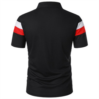 Áo Polo Nam Plus Size Short Sleeve Striped cổ tròn