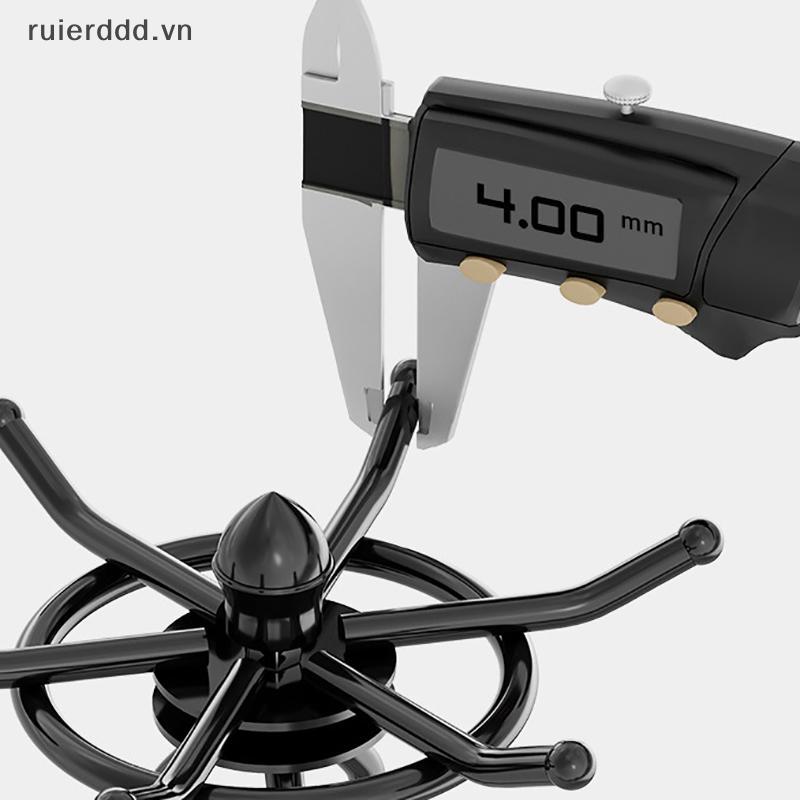 # ruierdd # Giá đỡ dụng cụ nhà bếp xoay 360 độ bằng thép không gỉ Dụng cụ nhà bếp Giá đỡ có 6 móc & khay thoát nước.