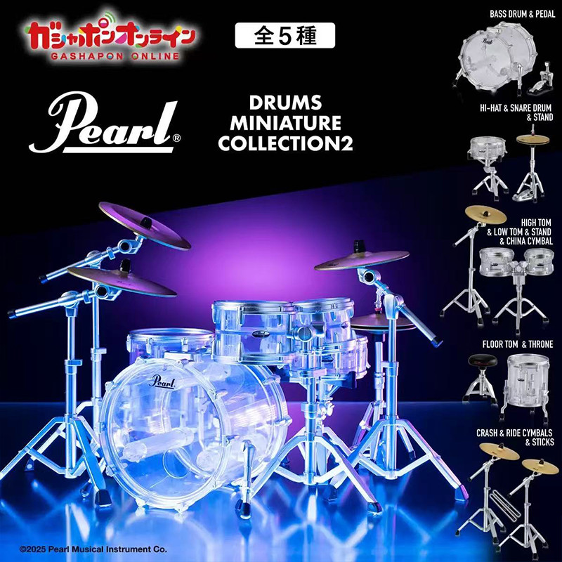 [BTF] Số BANDAI Nhật Bản 2 Mini Ngọc Trai Đứng Trống Mẫu Viên Nang Đồ Chơi Ban Nhạc Jazz Trống Trang Trí SH3G