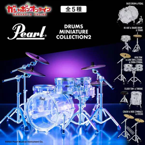 Số BANDAI Nhật Bản 2 Mini Ngọc Trai Đứng Trống Mẫu Viên Nang Đồ Chơi Ban Nhạc Jazz Trống Trang Trí SH3G