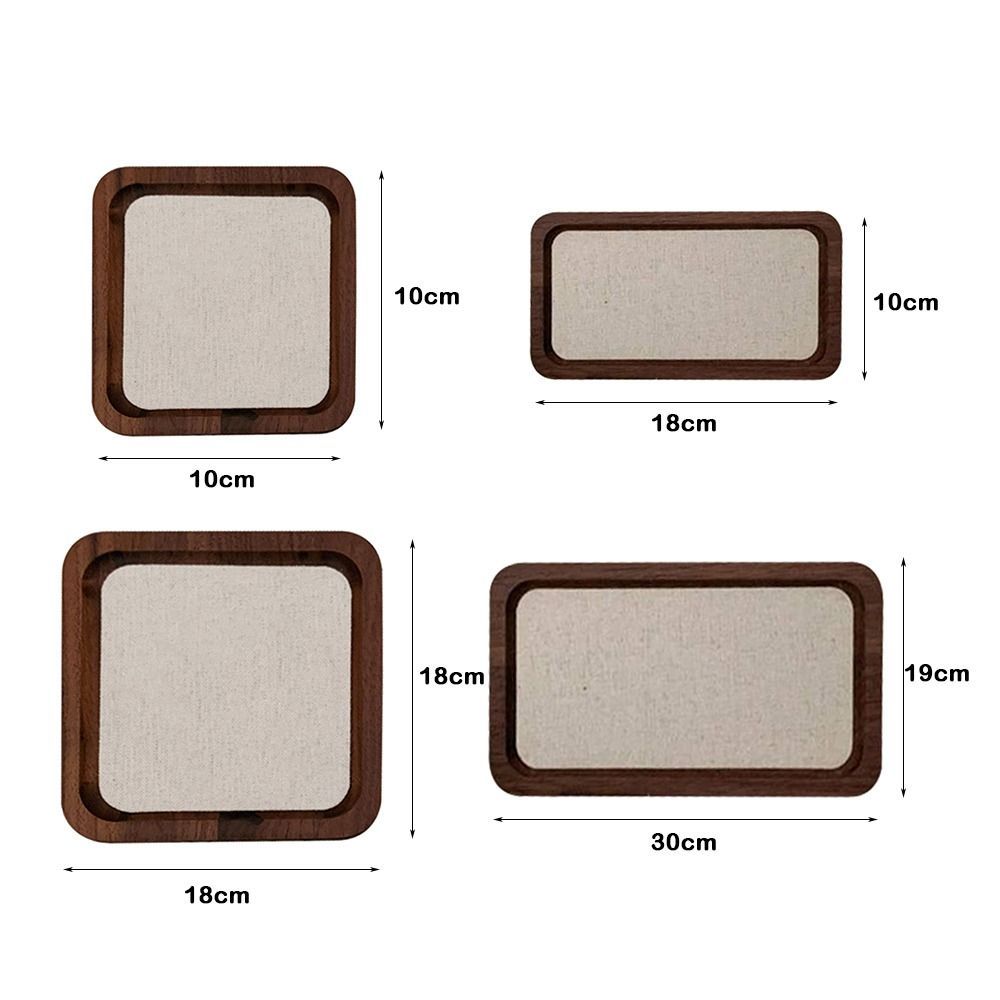 Khay đựng đồ trang sức bằng gỗ MARGREDY, Thiết kế cổ điển Khay trưng bày trang sức phong cách tối giản, Giá đỡ vòng cổ Chất liệu bằng gỗ nguyên khối Màu trưng bày khay gỗ nguyên khối