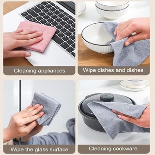 20 / 40 / 60 Chiếc Khăn Lau Nhà Bếp Dùng Một Lần Kéo Ra - Vải Lau Microfiber Siêu Thấm Hút