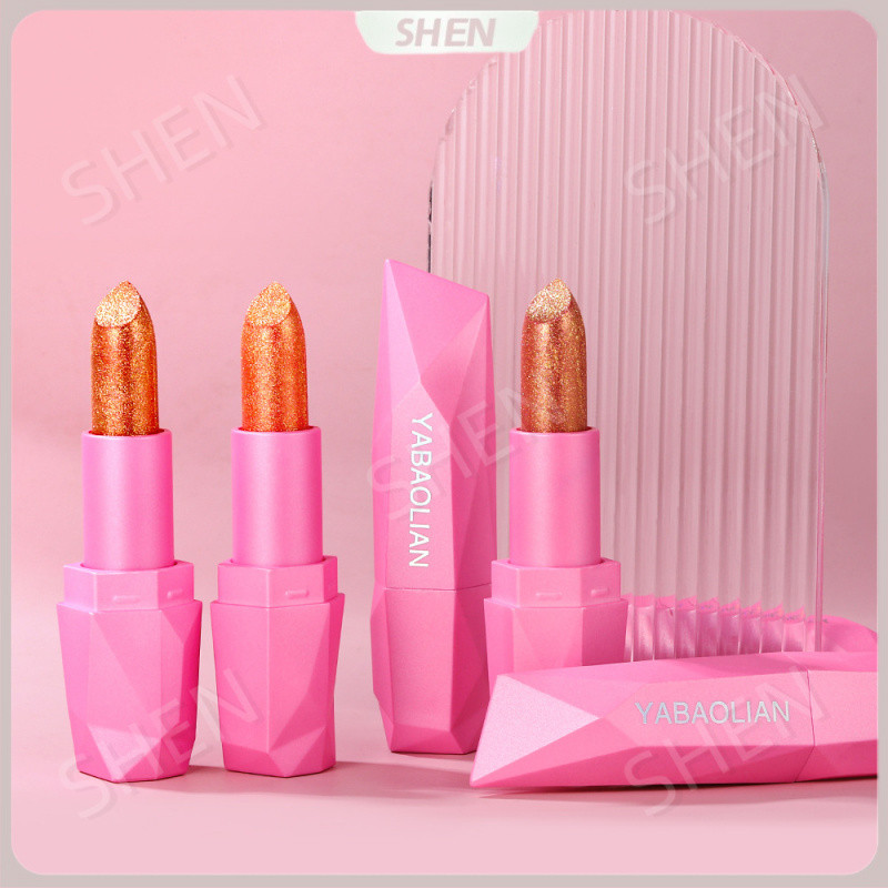 Son môi đổi màu vàng lấp lánh đầy màu sắc ngọc trai Gilt Bright Shining Ni