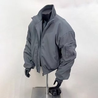 Áo khoác bomber độn cotton nam/unisex, thiết kế thời trang Mỹ hiện đại
