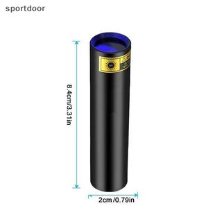 [sportoutdoor] Đèn pin UV 3W 365nm Đèn pin sạc USB cho thú cưng Nước tiểu Tinea Money Ore Scorpion Bút đánh dấu mực vô hình [out]