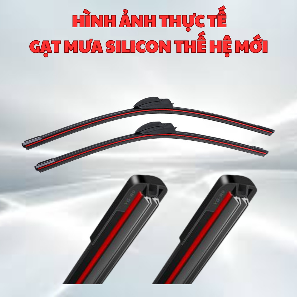 Gạt Mưa Ô Tô MITSUBISHI ATTRAGE, MIRAGE, TRITON, XPANDER, ATTRAGE, PAJERO.. Silicon 4 Lưỡi Gạt .4L