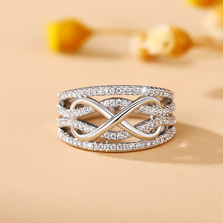 Nhẫn Zircon Bạc S925 Trang Sức Thời Trang Đơn Giản Quà Tặng Nữ
