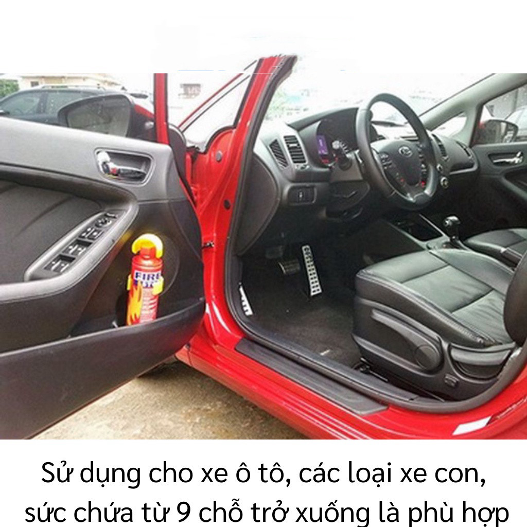Bình chữa cháy bọt 500ml - Thiết kế nhỏ gọn, dùng khẩn cấp, phù hợp nhà bếp & ô tô，bình chữa cháy，mỡ bò chịu nhiệt