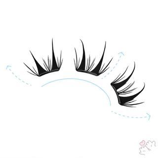 Cụm lông mi dán sẵn tự nhiên Cụm lông mi chống nước hàng ngày để mua sắm Hẹn hò sử dụng hàng ngày