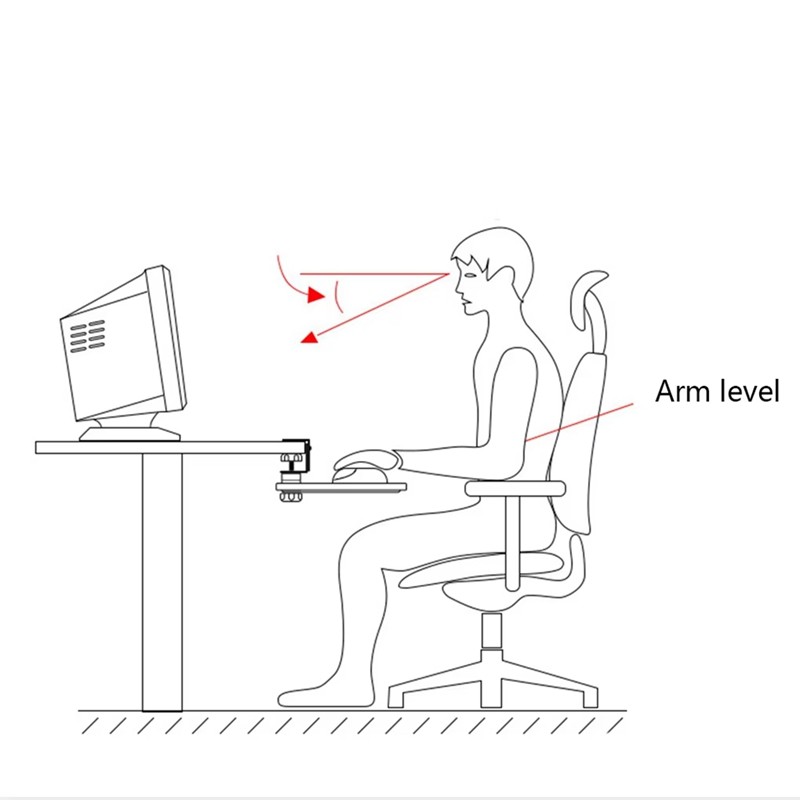 Kẹp Nối Dài Trên Cổ Tay Còn Lại Miếng Lót Chuột Tiện Dụng Khay Để Bàn Đính Kèm Trượt Ra Chuột Nền Tảng Dưới Kệ Để Bàn