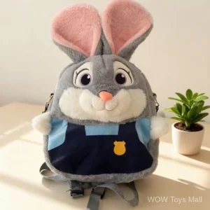 Hàng sẵn có Crazy Zoo Phim hoạt hình Ba lô vui nhộn Giá trị cao Judy Nick Ba lô sang trọng Anime Quà tặng ngoại vi