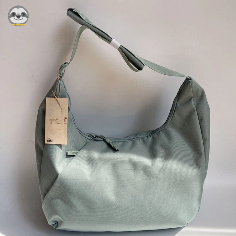 Túi đeo vai Oxford phong cách Muji chống thấm, dung tích lớn, nhẹ, du lịch/học sinh
