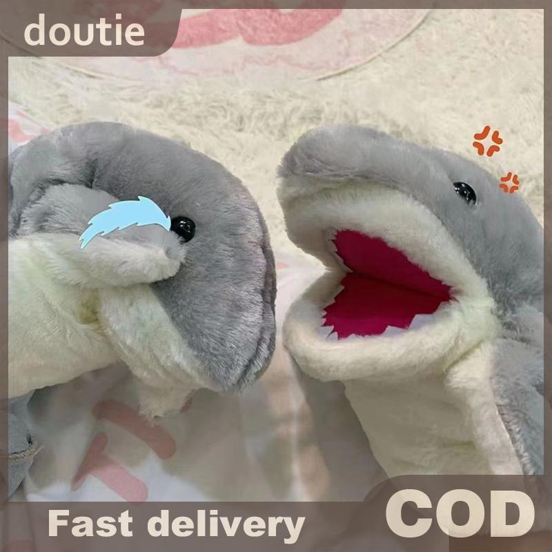 Doutie 22cm Tay Nhỏ Dễ Thương Con Rối Găng Tay Sang Trọng Đồ Chơi Động Vật Tay Con Rối Cánh Tay Mở Miệng Găng Tay Búp Bê Trẻ Em Quà Tặng Sinh Nhật VN