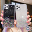 Ốp Điện Thoại Trong Suốt Lấp Lánh Sáng Cho Samsung Galaxy A56 A36 A26 A35 A55 A54 A51 M40S A50 A50S A30S A32 A25 A24 A23 M23 F23 5G 4G Vỏ Điện Thoại Mềm Sang Trọng Dễ Thương Chống Sốc Ốp Lưng