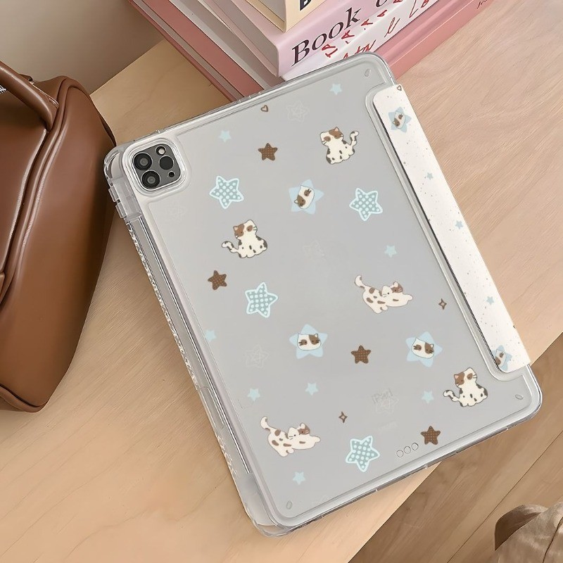Bảo vệ cho vỏ ipad air 13 inch Gen5 / 6 Mini4 / 5 / 6 air 11 Air4 / air5 M2 Air6 M3 Air7 M4 24S pro11 thế hệ thứ 10 Air2 Gen7 Gen8 Gen9 pro 12.9 25S A16 gen11th Phim hoạt hình Vỏ máy tính bảng dễ thương