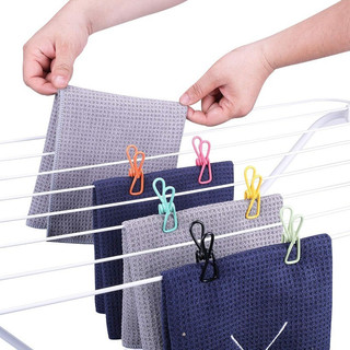 10 / 20 / 30 Cái Kẹp Thực Phẩm Nhiều Màu Sắc / Kẹp Túi Ăn Nhẹ Niêm Phong Mini / Kẹp Quần Áo Sấy Chống Gió
