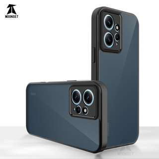 Dành Cho Redmi Note 12 4G Ốp điện thoại Cứng Mờ Da-Cảm Giác Mềm Khung TPU Chống Sốc Mỏng Vỏ