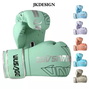 Găng tay đấm bốc JKDESIGN thoáng khí, bền chắcPU - Phù hợp Muay Thai & MMA