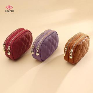 Ví Đựng Tiền Xu Bằng Lưới Có Dây Kéo HWETR | Túi Đựng Thẻ Mini Nhỏ Gọn Tiện Lợi Cho Nữ Thời Trang
