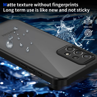 Dành Cho Samsung Galaxy A33 5G / A52 / A52s / A53 5G Ốp điện thoại Cứng Trong Suốt Da-Cảm Giác Mềm Khung TPU Chống Sốc Mỏng