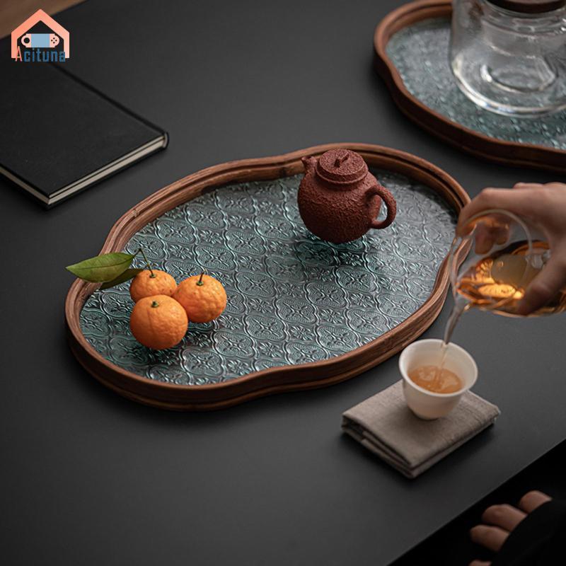 Begonia Khay Đựng Đồ Ăn Nhẹ Trà Cốc Bánh Trang Sức Tổ Chức Khay Khay Trang Trí Để Giải Trí Tân Gia Khách Sạn Phòng Ngủ