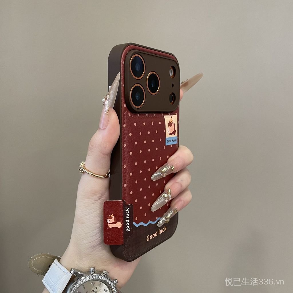 Lưới Pony Thích Hợp Cho 17promax Phim Hoạt Hình Dễ Thương iPhone16pro Ống Kính Bao Gồm Tất Cả 15 Phong Cách Mới 1