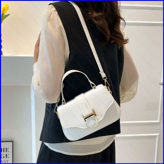 GS4 Nữ Thường Ngày Khóa Kim Loại Túi Đeo Vai Da Thời Trang Túi Đeo Ngang Cầm Tay Túi Vuông Nhỏ SG4