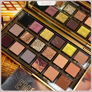 Bảng phấn mắt màu HUDA18 Châu Âu Mỹ Pearlescent Rose Gold Eyeshadow Palette