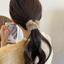 Dây buộc tóc hình gấu lông cừu mềm phong cách Hàn Quốc, thích hợp làm đuôi ngựa cho bé gái