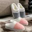 NICOLOO Một Đôi Dép Nữ, Dép Cotton Cặp Đôi Đáy Dày Mờ, Giày Cotton Sang Trọng Mềm Mại Thời Trang Mùa Đông Ấm Áp Cho Nam Nữ