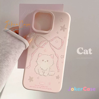 Ốp Lưng Cho iPhone 12 13 11 16 17 15 14 ProMax 16 14 15 Plus XR X XS Max Air Ốp lưng điện thoại hình mèo con dễ thương