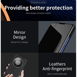 Honor X9D 5G 2025 Flip Cover Cho Honor X9d X 9d HonorX9d 5G Vỏ Điện Thoại Da Gương Sang Trọng Bảo Vệ Toàn Diện Giá Đỡ Giá Đỡ Mặt Sau Chống Sốc Vỏ