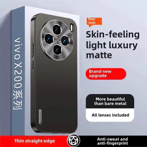 Ốp lưng bằng hợp kim nhôm phun cát cho VIVO X300 x200 mini x100 x100s ultra x90 plus Pro v40 v30 v29 v27 s19 s18 s17 iqoo neo 9 9s 8 z9 turbo mờ kim loại chống thấm nước