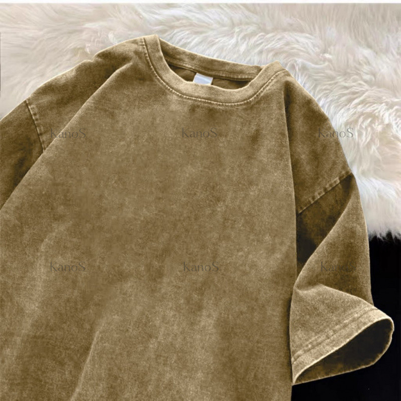 Kanos_shop | áo thun màu đặc, đơn giản thời trang 100% cotton áo bigsize áo kiểu