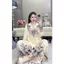 Đồ Bộ Nữ Pijama Bộ Lụa latin Tay Dài cổ sơ mi bigsize (60-80kg) cao cấp lụa TRRVhhbb