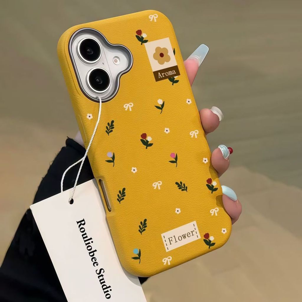 Toàn Màn Hình Hoa Apple 16promax / 15pro Chống Sốc 12Pro Hợp Thời Trang 13PRO Vỏ Điện Thoại 14PRO Vỏ Bảo Vệ Mới