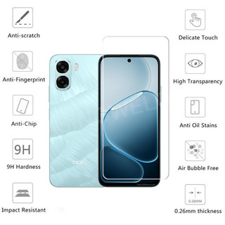 OPPO A6x 2025 Cho Oppo A6x A6 X A6 Pro A6t A6s 4G 5G Full Cover Kính Cường Lực Mặt Trước Phim Bảo Vệ Màn Hình Mặt Sau Ống Kính Máy Ảnh Phim Bảo Vệ