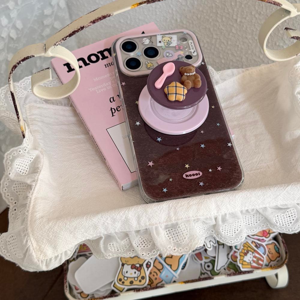Ốp Lưng Cứng Tương Thích Với iPhone 13 14 14Pro 14ProMax 15 15Pro 15ProMax 16 16Pro 16ProMax 17 17Pro 17ProMax Ốp Nam Châm Họa Tiết Ngôi Sao Nhiều Màu Sắc